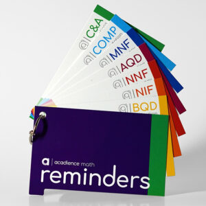 Acadience Math Reminders